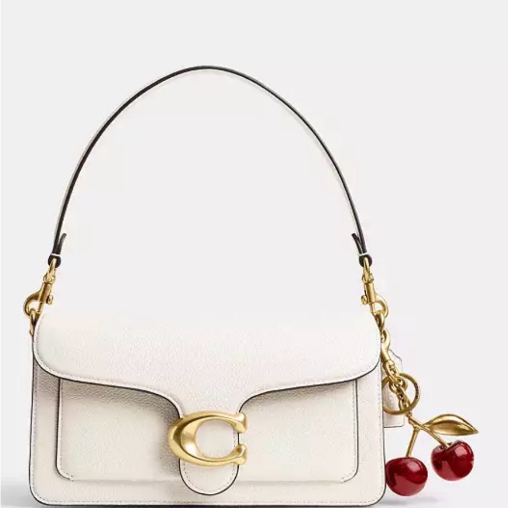 Coach Glittering Red Cherry Keychain - Picture 4 of 6